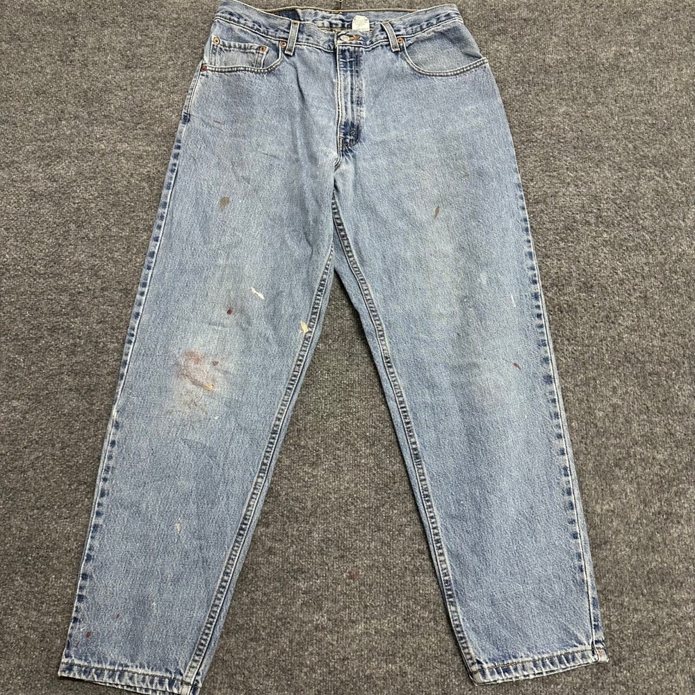 Levi's Jeans Mens Size 34 Blue 560 Loose Fit Tapered Leg Light Wash USA Made